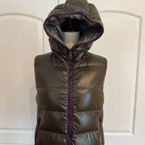 100% Authentic Duvetica Green goose-down jacket, Sz 44